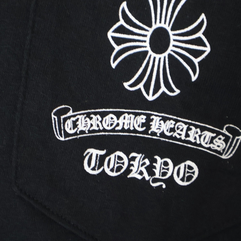 CHROME HEARTS(クロムハーツ) CH PLUS TOKYO TEE オールド CHプラスプリント 東京 半袖Tシャツ カットソー ブラック