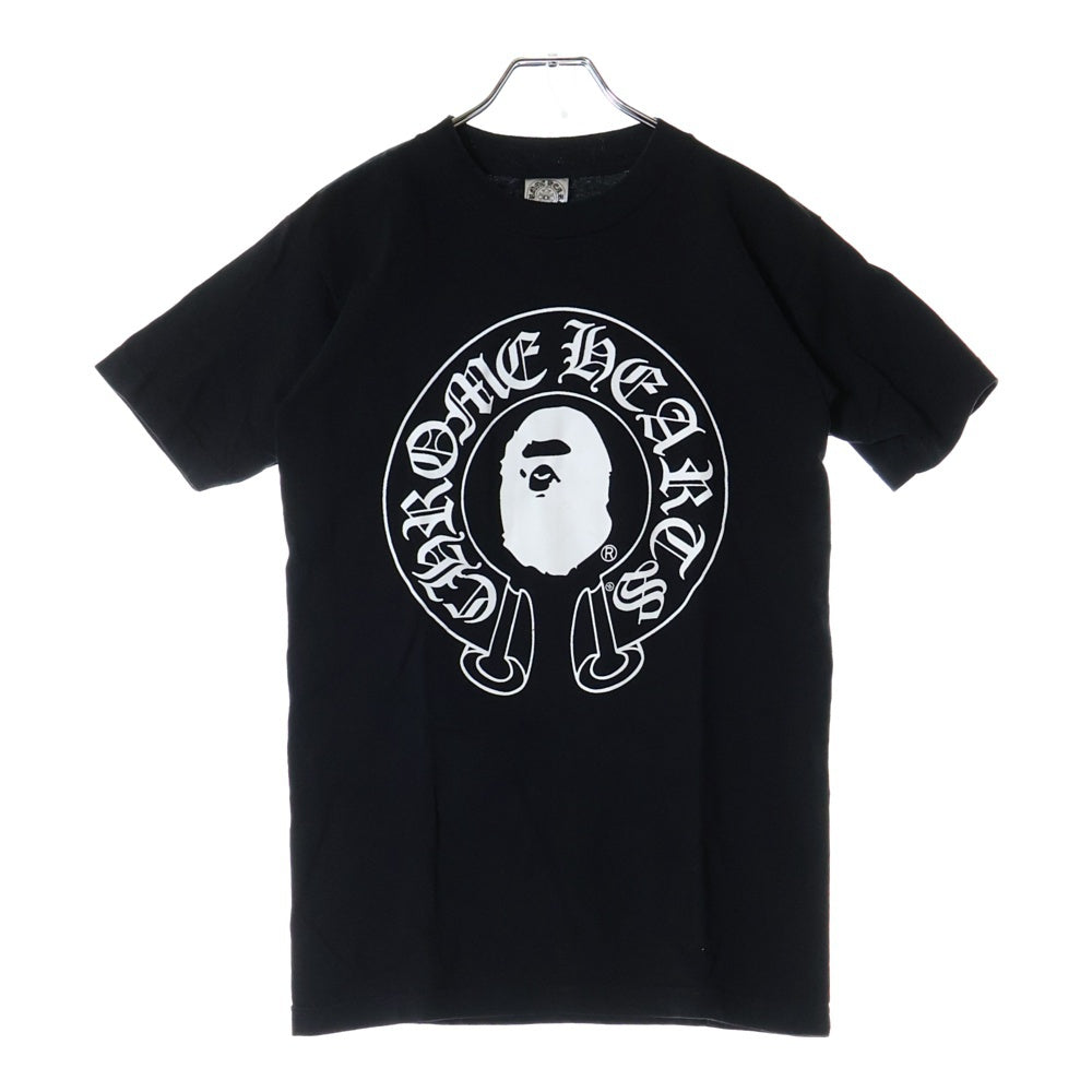 CHROME HEARTS(クロムハーツ) OLD xA BATHING APE TEE オールド ×アベイジング エイプコラボ 半袖Tシャツ ブラック