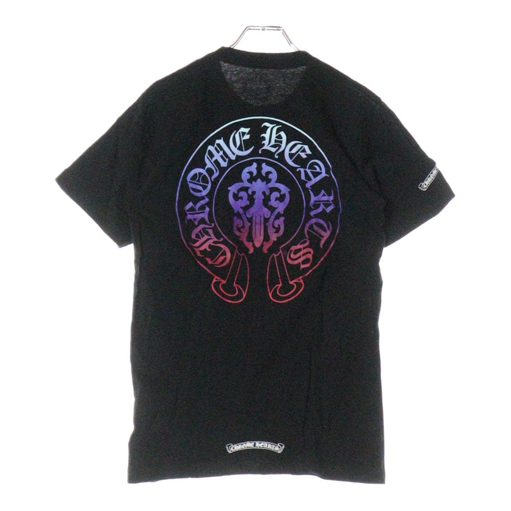CHROME HEARTS(クロムハーツ) multi horse dagger tee ダガー グラデーション ホースシュープリント 半袖Tシャツカットソー ブラック/マルチ