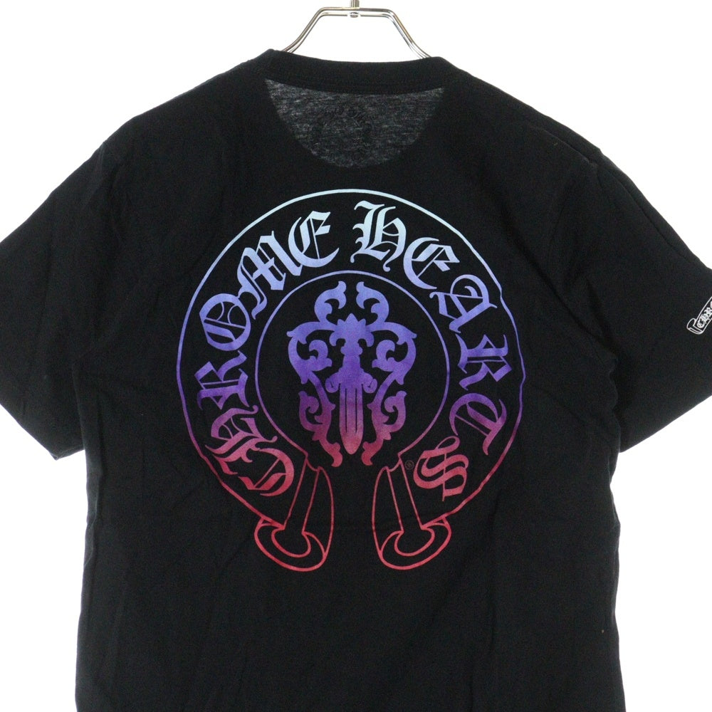 CHROME HEARTS(クロムハーツ) multi horse dagger tee ダガー グラデーション ホースシュープリント 半袖Tシャツカットソー ブラック/マルチ
