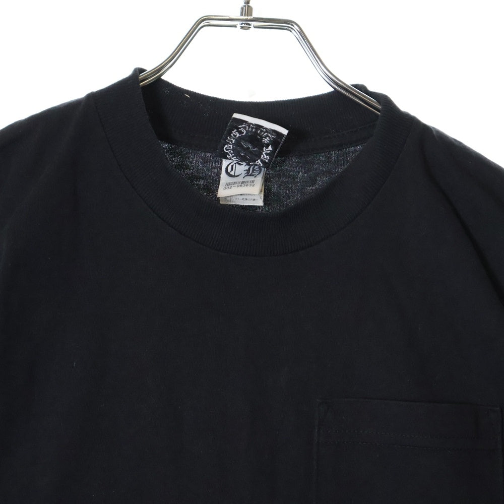 CHROME HEARTS(クロムハーツ) OLD Scroll Label Star オールド バックスクロールラベル 半袖Tシャツ カットソー ブラック