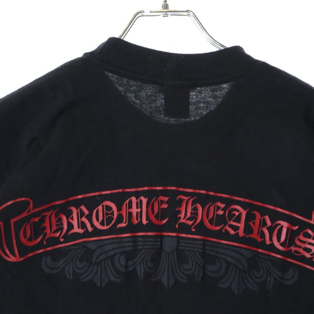 CHROME HEARTS(クロムハーツ) OLD Scroll Label Star オールド バックスクロールラベル 半袖Tシャツ カットソー ブラック