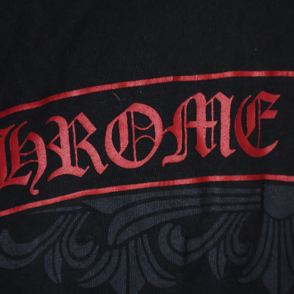 CHROME HEARTS(クロムハーツ) OLD Scroll Label Star オールド バックスクロールラベル 半袖Tシャツ カットソー ブラック
