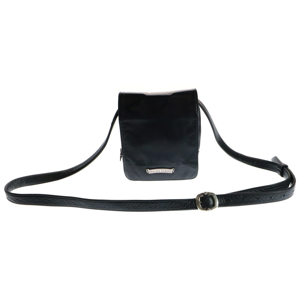 CHROME HEARTS(クロムハーツ) MILO ラージダガー メールショルダーバッグ レザーバッグ ブラック