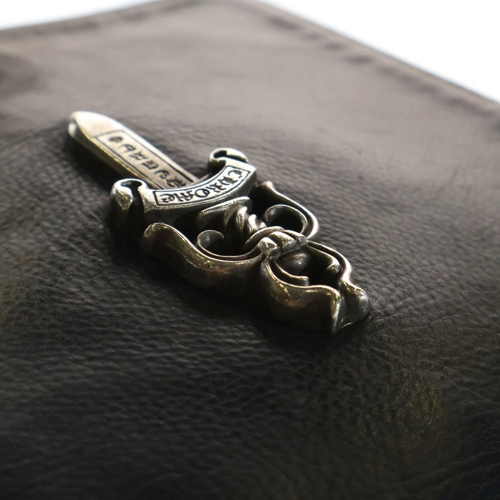 CHROME HEARTS(クロムハーツ) MILO ラージダガー メールショルダーバッグ レザーバッグ ブラック