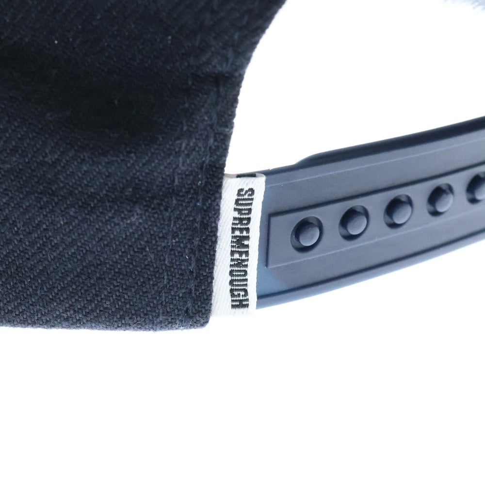 SUPREME(シュプリーム) 25SS ×GOODENOUGH 6-Panel グッドイナフ ロゴ刺繍6パネルキャップ 帽子 ネイビー