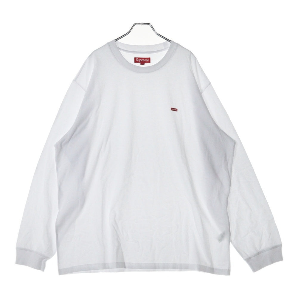 SUPREME(シュプリーム) Small Box L/S Tee スモールボックスロゴ 長袖Tシャツ ロンT ホワイト