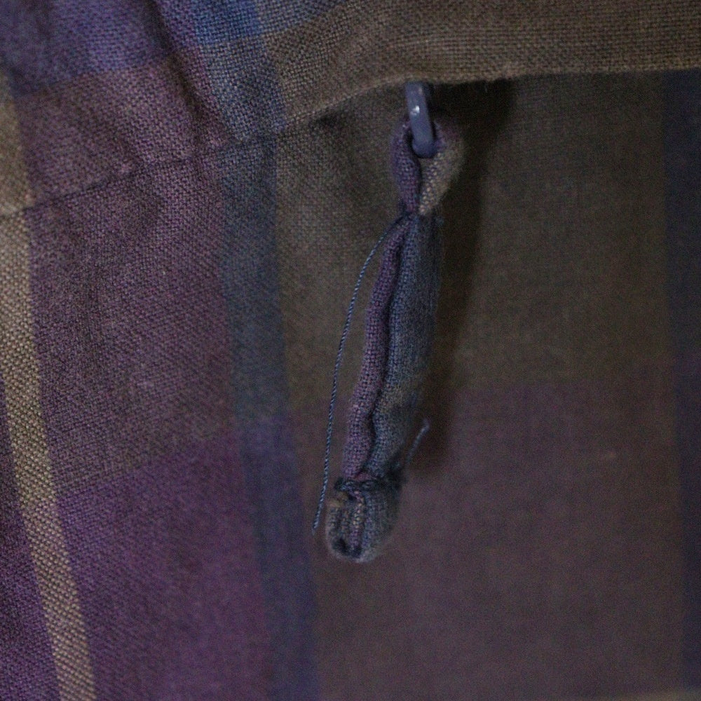 SUPREME(シュプリーム) 24SS Cotton Cinch Pant コットンシンチパンツ チェックワイドパンツ パープル