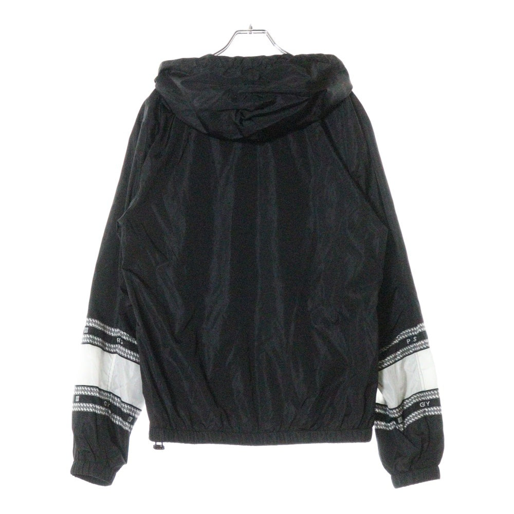 GIVENCHY(ジバンシィ) NYLON HOODED JACKET ナイロン フードジャケット ブラック/ホワイト BM00C412VH