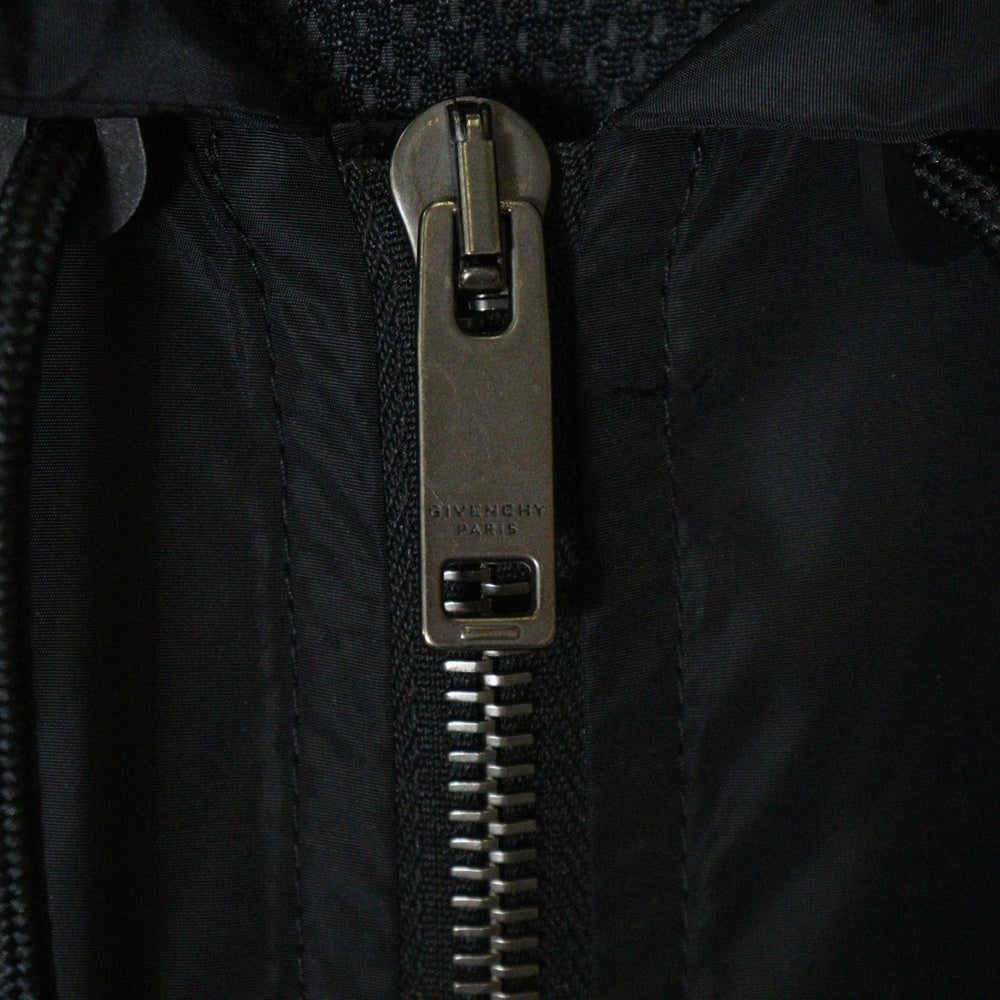 GIVENCHY(ジバンシィ) NYLON HOODED JACKET ナイロン フードジャケット ブラック/ホワイト BM00C412VH