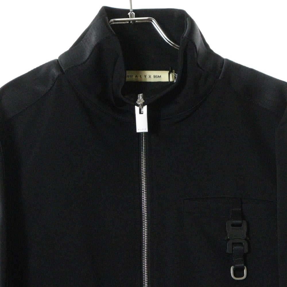 1017 ALYX 9SM(アリクス) Buckle Detail Track Jacket バックル ディティール トラック ジャケット ブルゾン ブラック AAMSW0059FA01