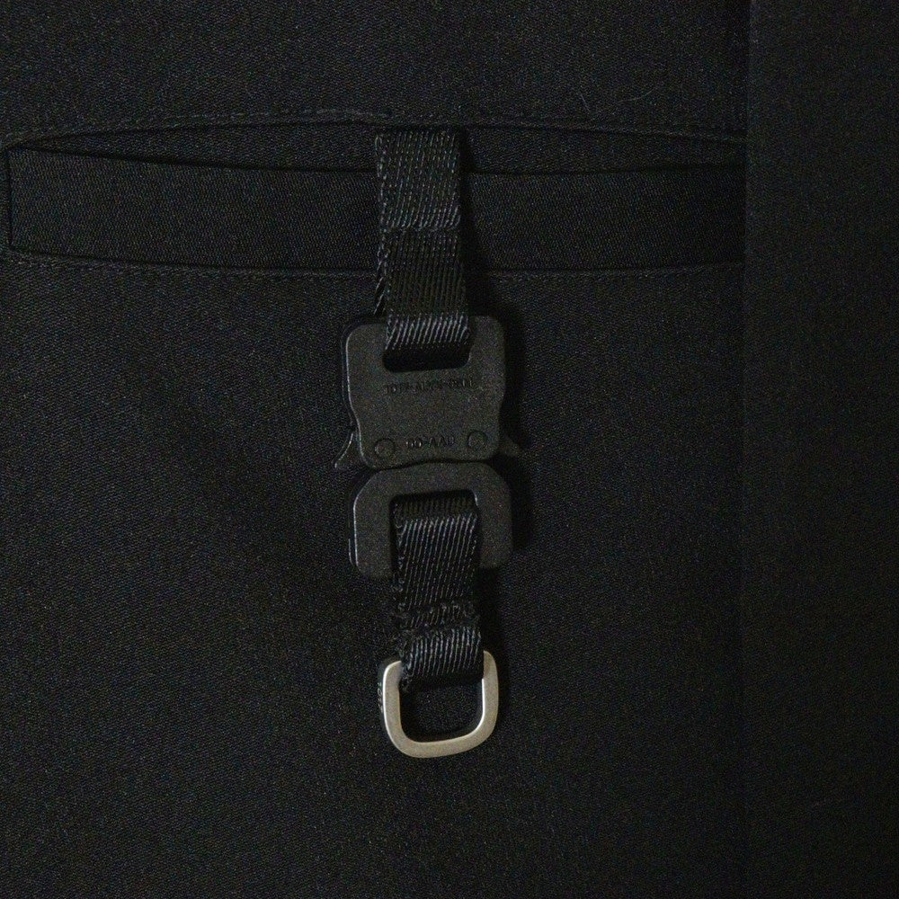 1017 ALYX 9SM(アリクス) Buckle Detail Track Jacket バックル ディティール トラック ジャケット ブルゾン ブラック AAMSW0059FA01