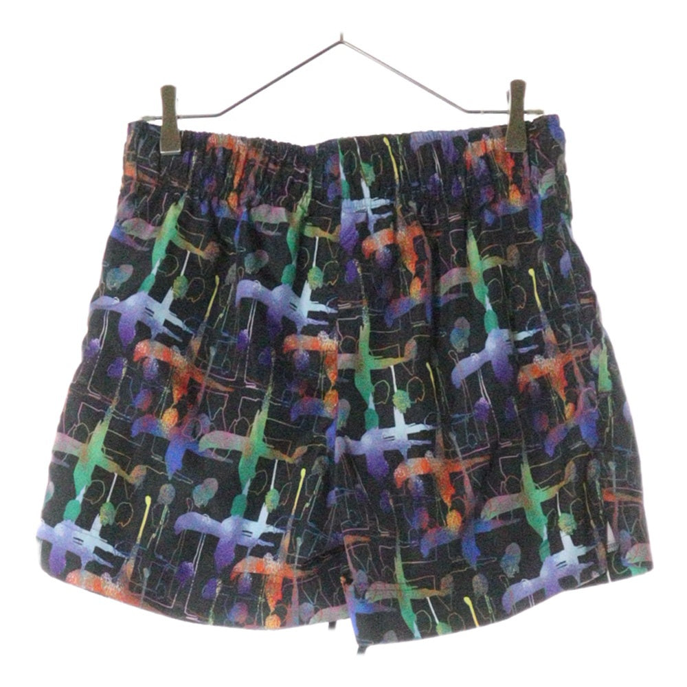 cvtvlist(カタリスト) Nylon Swim Shorts 総柄ナイロンハーフパンツ スイムショーツ ブラック 220160403