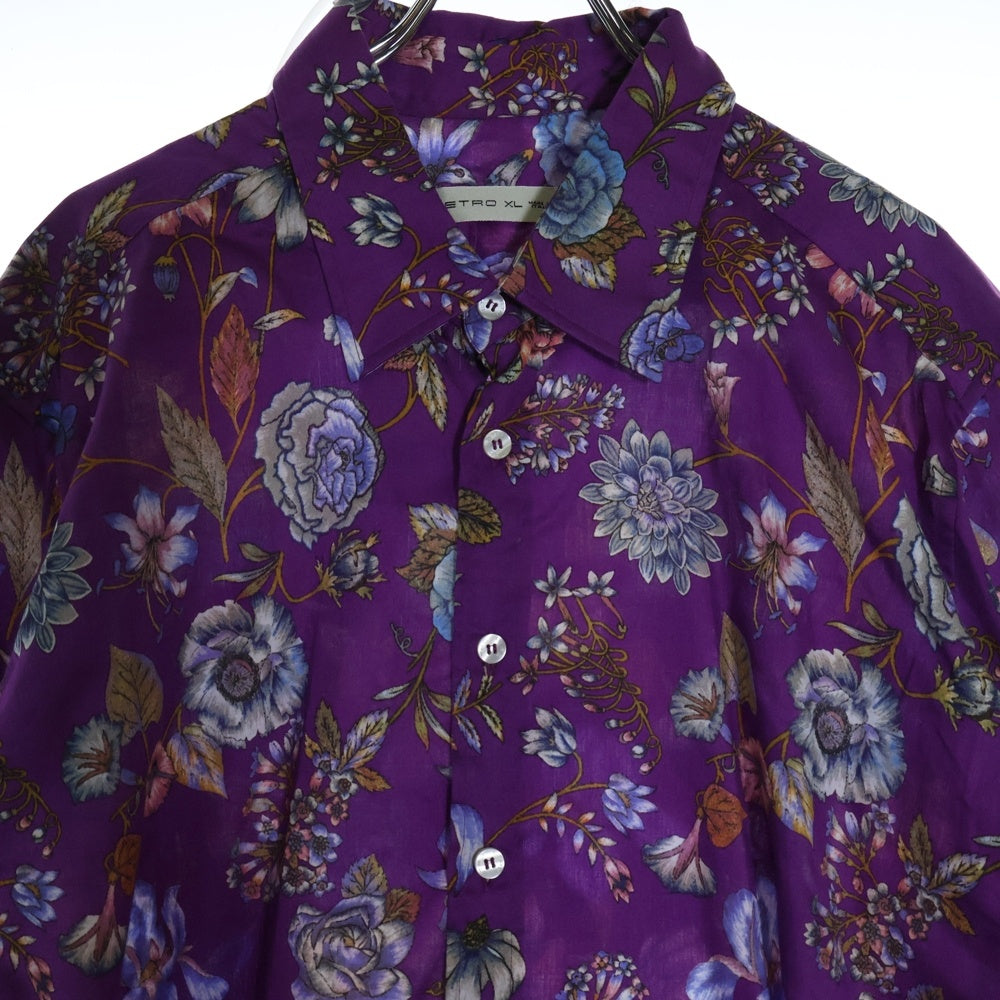 ETRO(エトロ) 花柄 長袖シャツ パープル 202-13190-5720