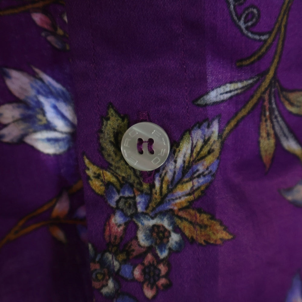ETRO(エトロ) 花柄 長袖シャツ パープル 202-13190-5720