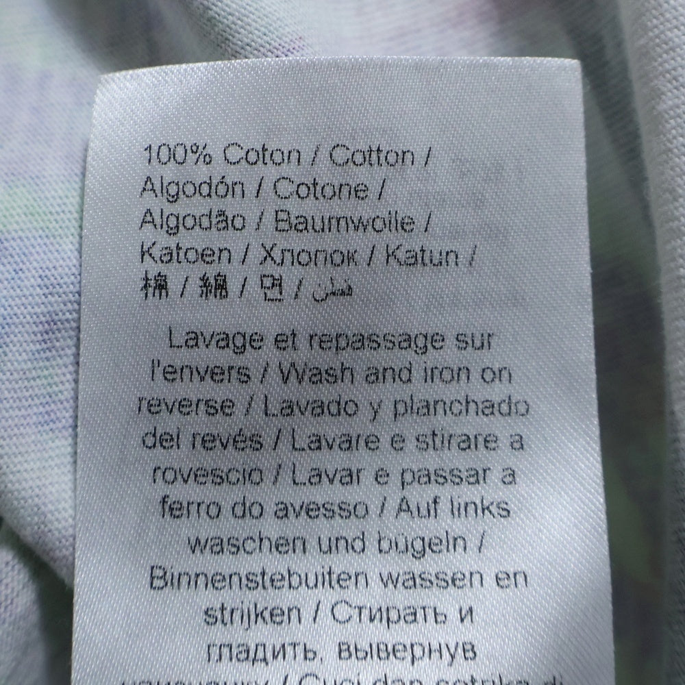 KENZO(ケンゾー) ×KANSAI YAMAMOTO 山本寛斎 レオパードドルマンスリーブ 半袖Tシャツ ホワイト FB55TS0704SJ