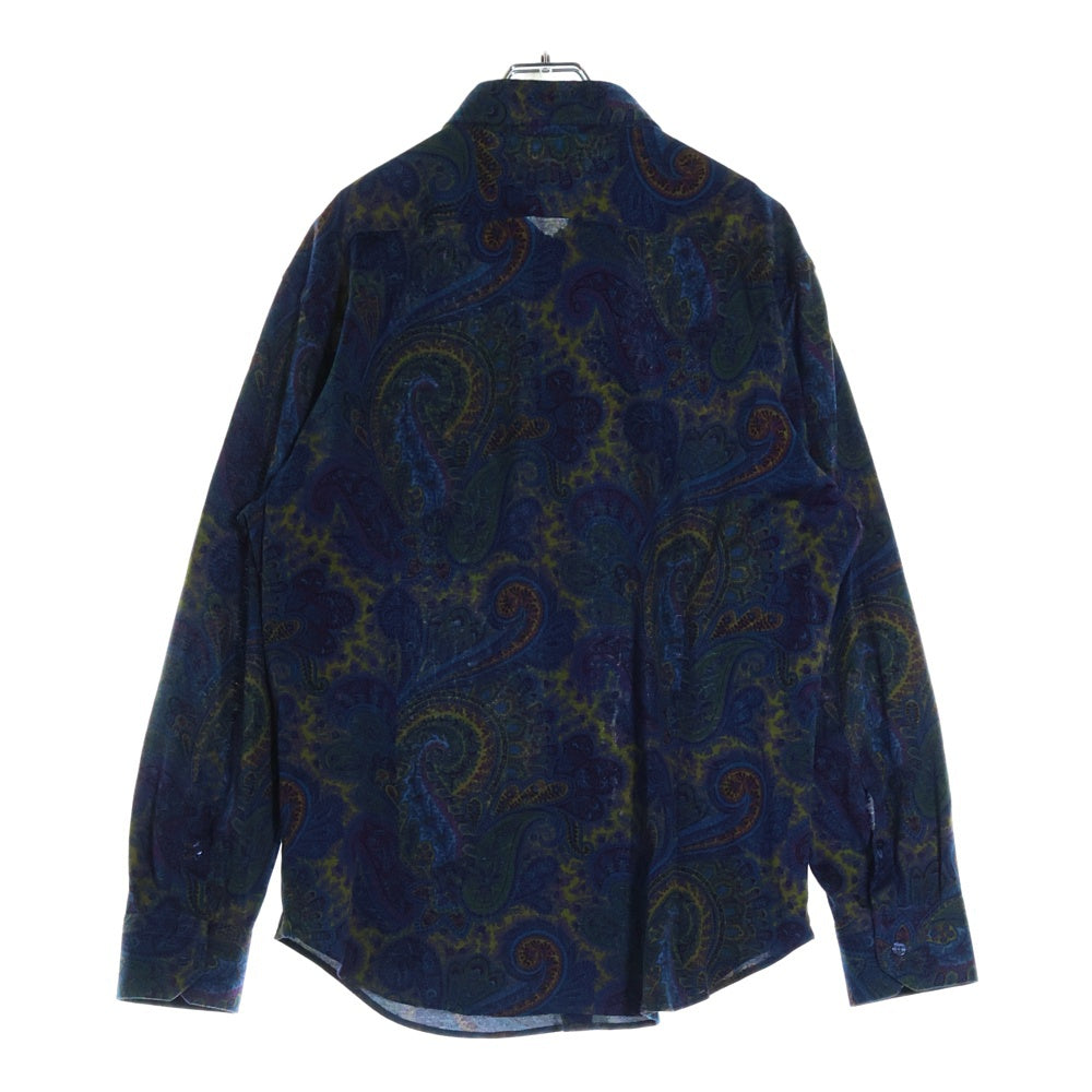ETRO(エトロ) ペイズリー柄 長袖シャツ ブルー 202-11451-5601