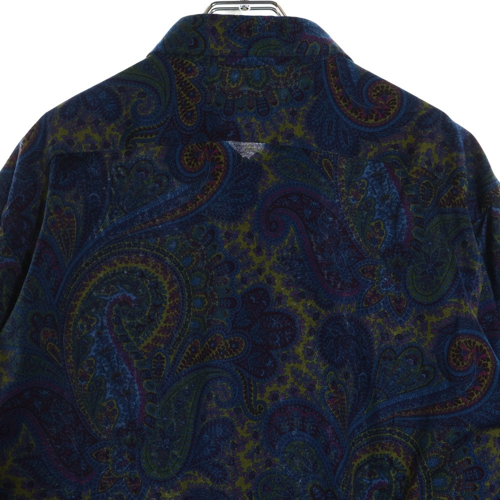 ETRO(エトロ) ペイズリー柄 長袖シャツ ブルー 202-11451-5601