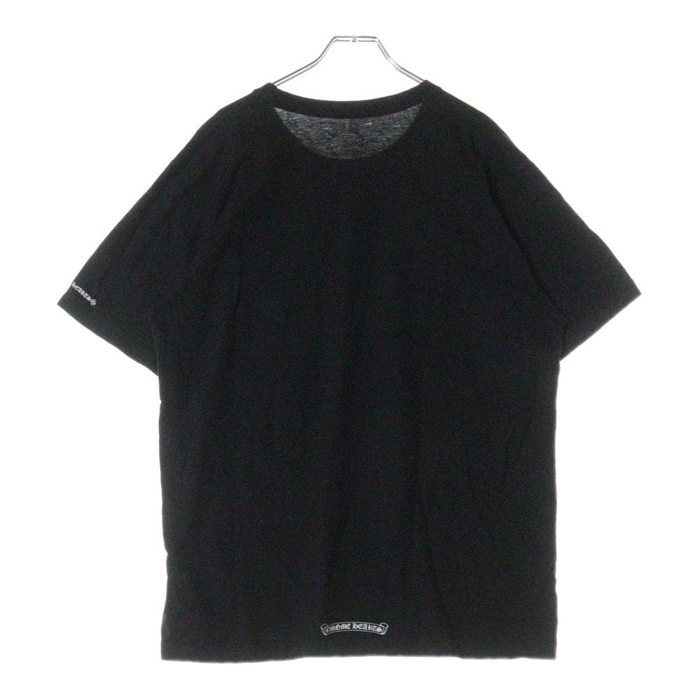 CHROME HEARTS(クロムハーツ) CH T-SHIRT ネックロゴ 半袖Tシャツ ブラック