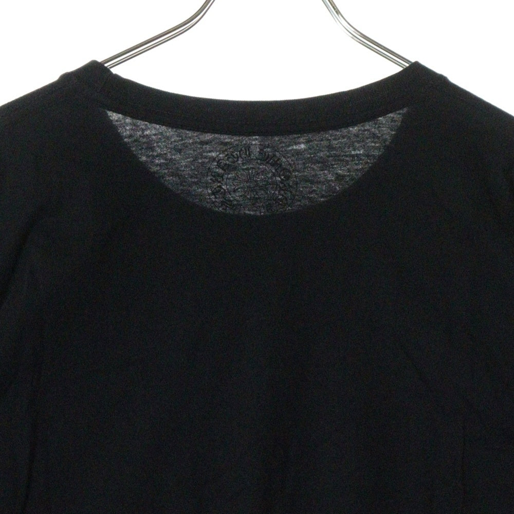 CHROME HEARTS(クロムハーツ) CH T-SHIRT ネックロゴ 半袖Tシャツ ブラック