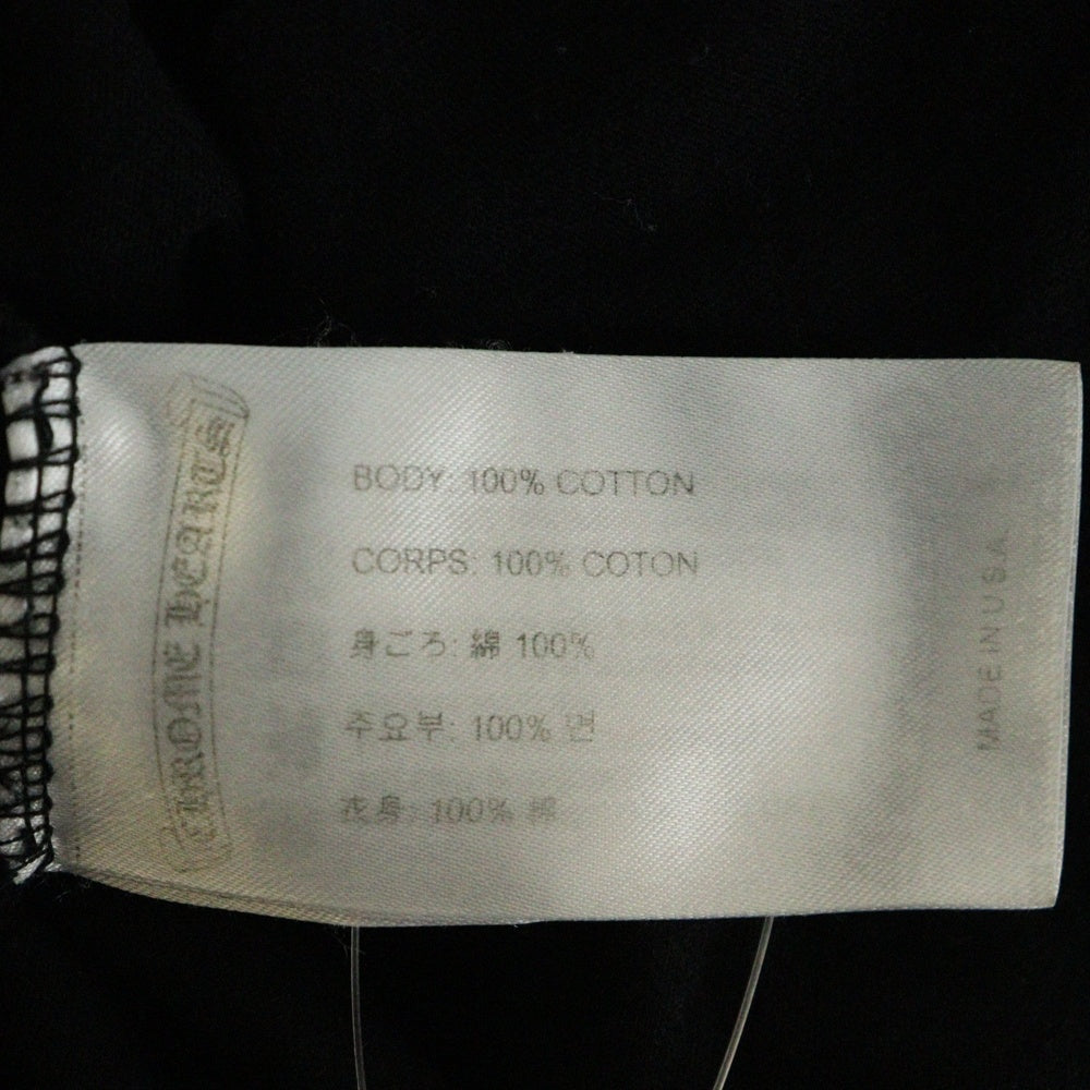 CHROME HEARTS(クロムハーツ) CH T-SHIRT ネックロゴ 半袖Tシャツ ブラック