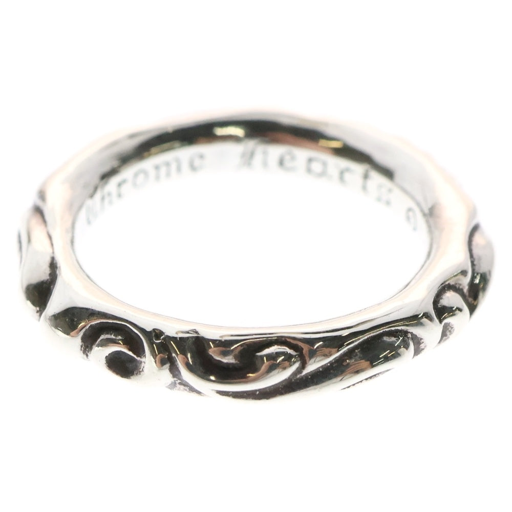 CHROME HEARTS(クロムハーツ) SCRL BAND スクロールバンド リング シルバー BCA351
