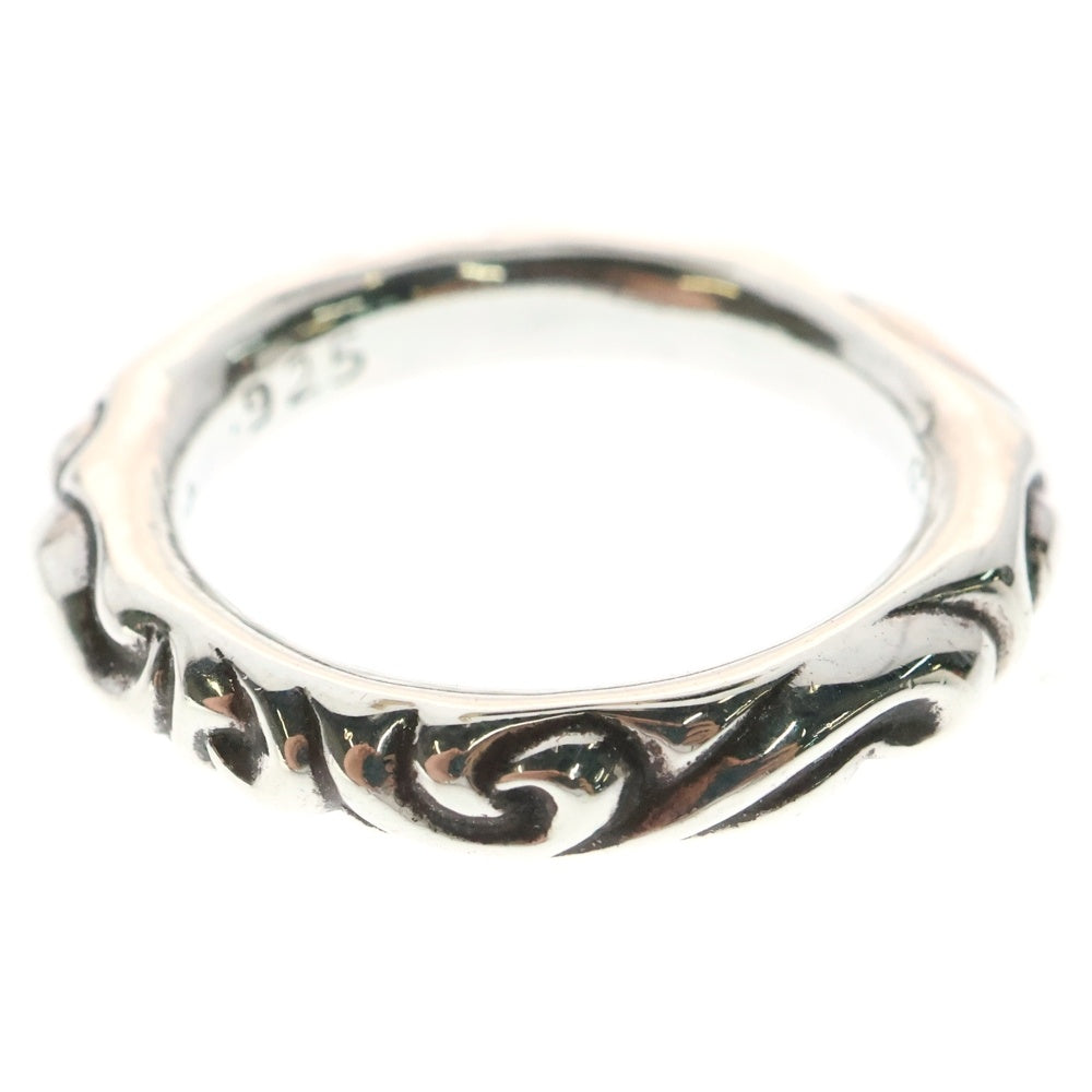 CHROME HEARTS(クロムハーツ) SCRL BAND スクロールバンド リング シルバー BCA351