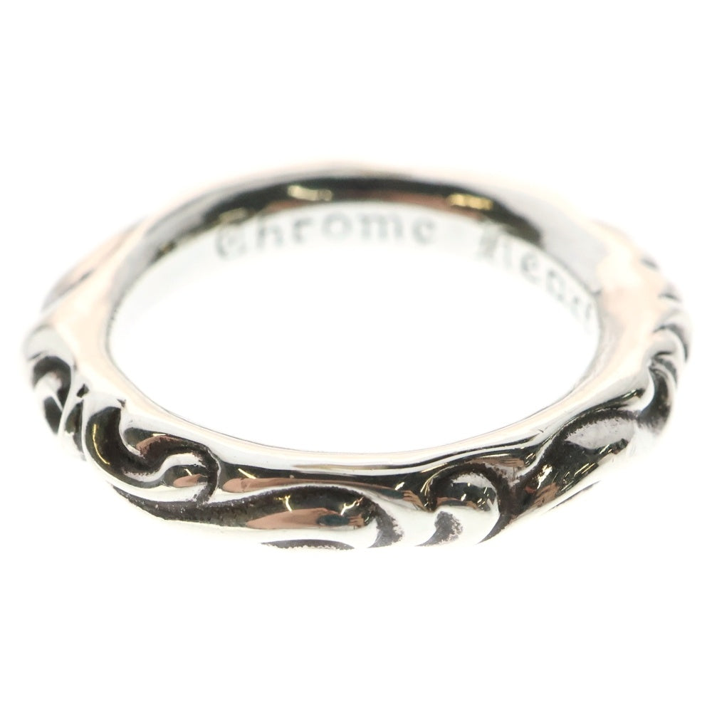 CHROME HEARTS(クロムハーツ) SCRL BAND スクロールバンド リング シルバー BCA351