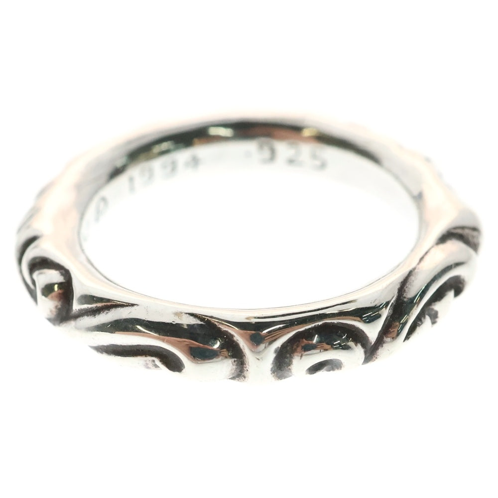 CHROME HEARTS(クロムハーツ) SCRL BAND スクロールバンド リング シルバー BCA351