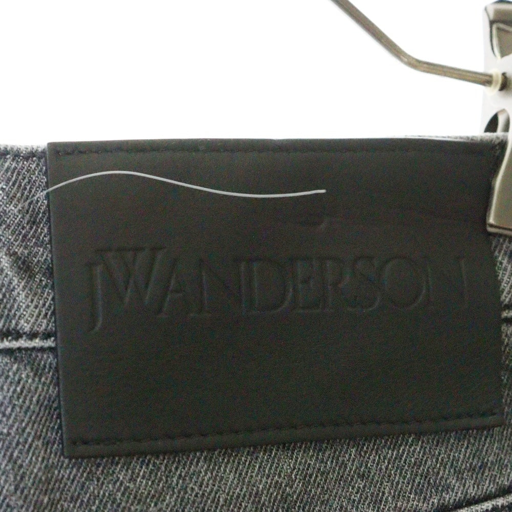 J.W.ANDERSON(ジェー ダブリュー アンダーソン) Double Waistband Denim Pants レイヤードデニムパンツ バケットデニムパンツ グレー レディース DT0056PG1195929