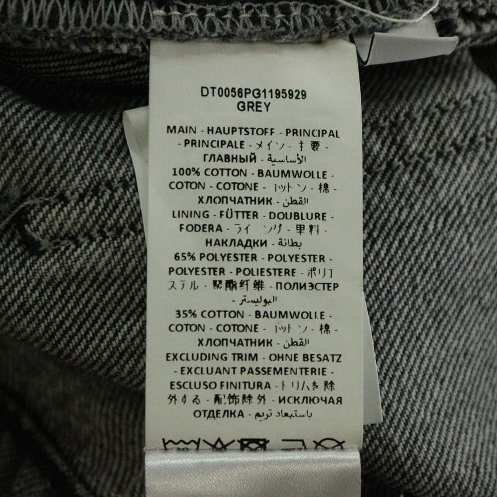 J.W.ANDERSON(ジェー ダブリュー アンダーソン) Double Waistband Denim Pants レイヤードデニムパンツ バケットデニムパンツ グレー レディース DT0056PG1195929