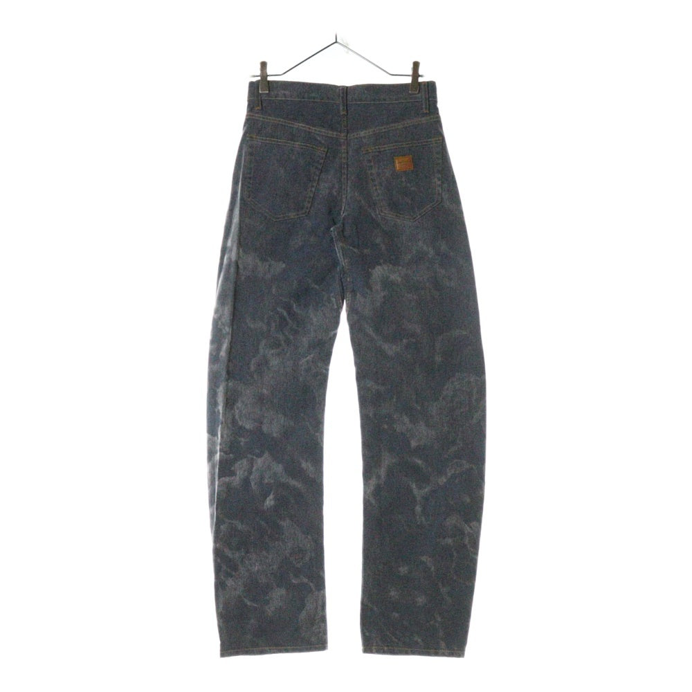 ALEXANDER WANG(アレキサンダーワン) Low Rise Bowed Gusset Jean 総柄デニムパンツ インディゴ レディース 4DC1254595