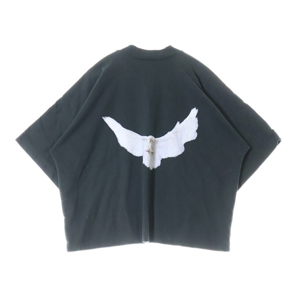Yeezy Gap Engineered by Balenciaga(イージー ギャップ エンジニアードバイ バレンシアガ) プリントデザイン オーバーサイズ 半袖Tシャツ カットソー ブラック