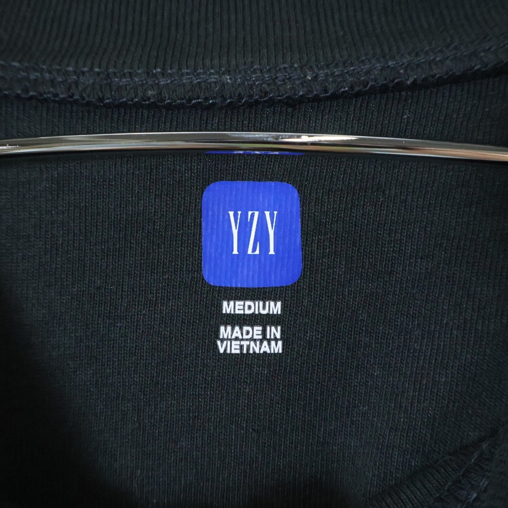 Yeezy Gap Engineered by Balenciaga(イージー ギャップ エンジニアードバイ バレンシアガ) プリントデザイン オーバーサイズ 半袖Tシャツ カットソー ブラック