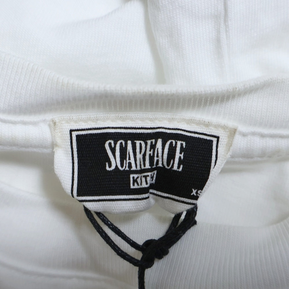 KITH(キス) 25SS x Scarface Just Us Tee×スカーフェイスコラボ フロントフォトプリント半袖Tシャツ ホワイト