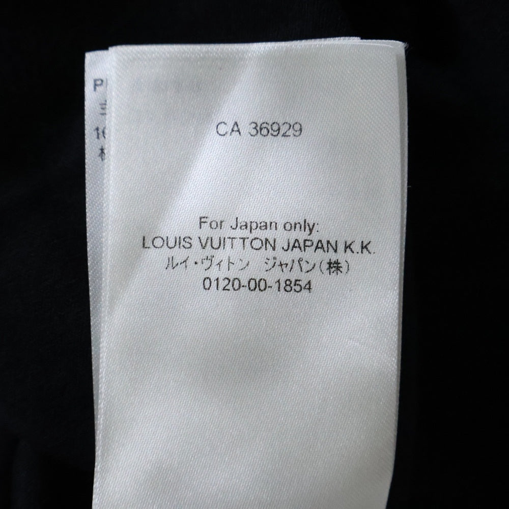 LOUIS VUITTON(ルイヴィトン) 23AW エンブロイダードビーズ 半袖Tシャツ カットソー ブラック RM232M NPG HPY86W
