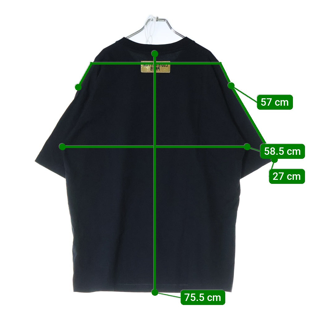 LOUIS VUITTON(ルイヴィトン) 23AW エンブロイダードビーズ 半袖Tシャツ カットソー ブラック RM232M NPG HPY86W