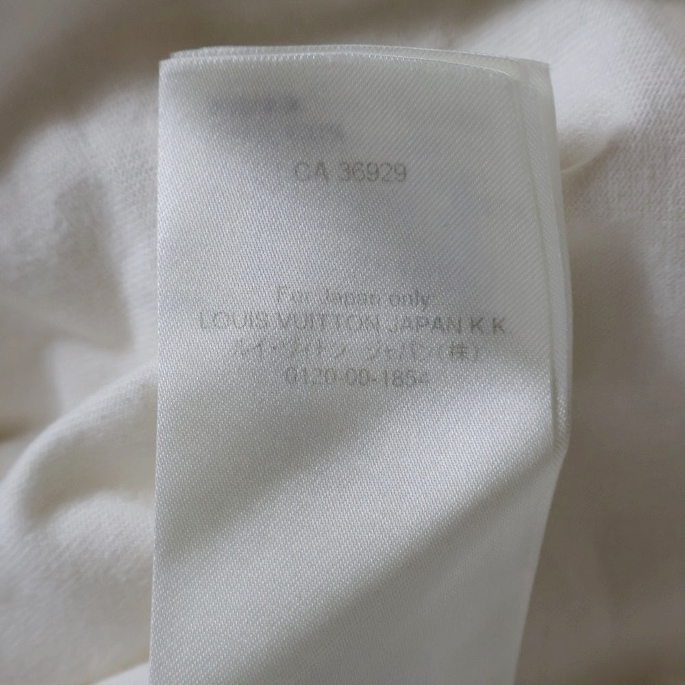 LOUIS VUITTON(ルイヴィトン) 23AW エンブロイダード ビーズ装飾 半袖Tシャツ カットソー ホワイト RM232M NPG HPY35W