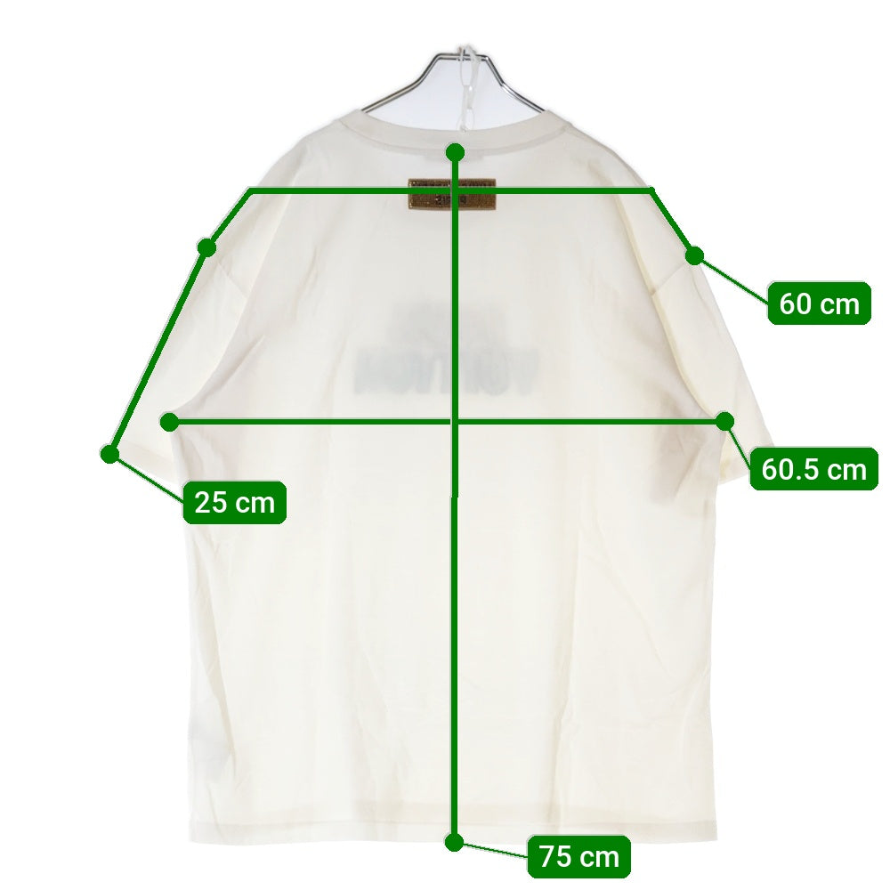 LOUIS VUITTON(ルイヴィトン) 23AW エンブロイダード ビーズ装飾 半袖Tシャツ カットソー ホワイト RM232M NPG HPY35W