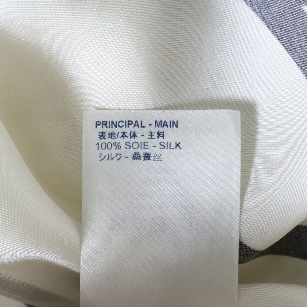 LOUIS VUITTON(ルイヴィトン) 19SS ロゴ総柄デザイン シルク長袖シャツ ホワイト RM191M JHR HGS08W