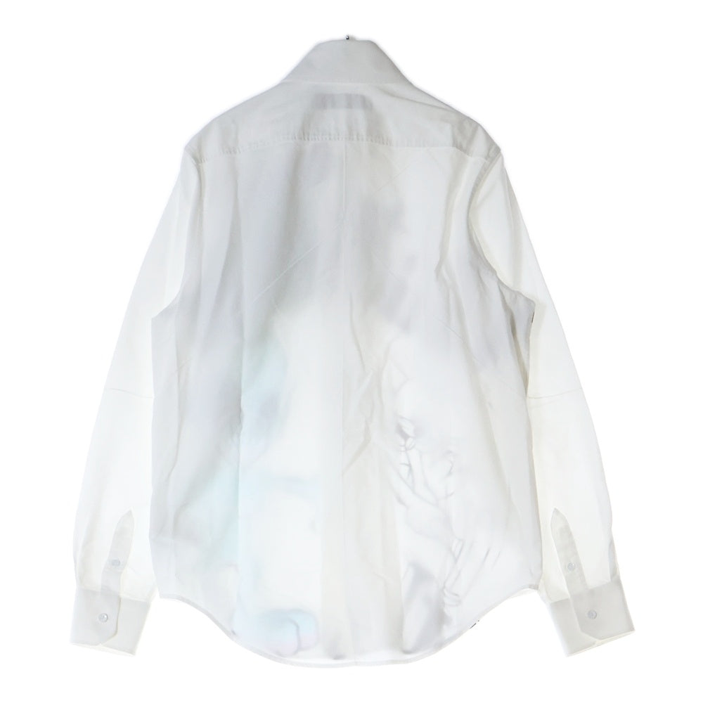 LOUIS VUITTON(ルイヴィトン) 22AW カートゥーンエイリアングラフィックプリント長袖シャツアンドタイ ホワイト RM222 H78 HNS99W