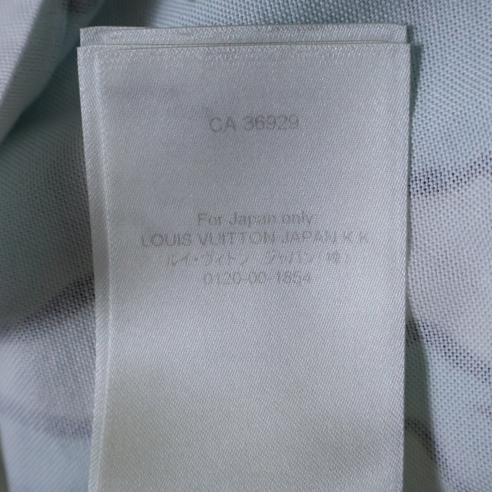 LOUIS VUITTON(ルイヴィトン) 22AW カートゥーンエイリアングラフィックプリント長袖シャツアンドタイ ホワイト RM222 H78 HNS99W