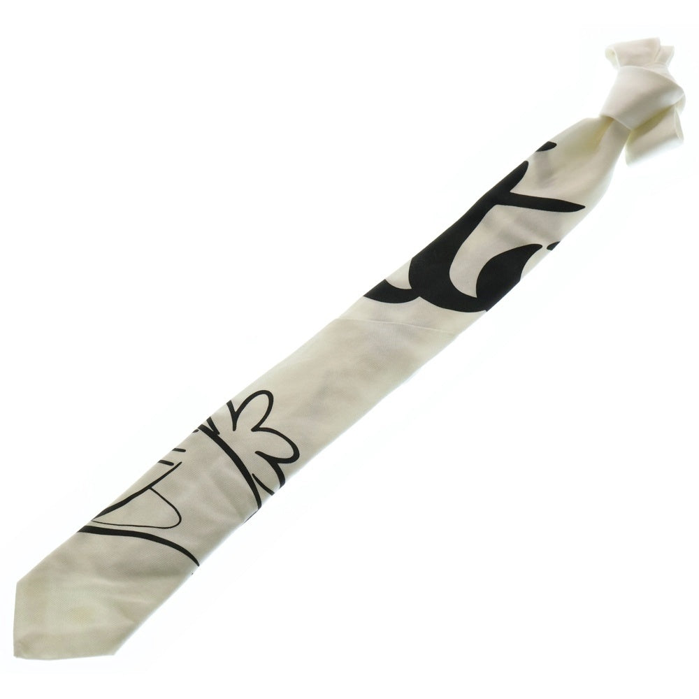 LOUIS VUITTON(ルイヴィトン) 22AW カートゥーンエイリアングラフィックプリント長袖シャツアンドタイ ホワイト RM222 H78 HNS99W