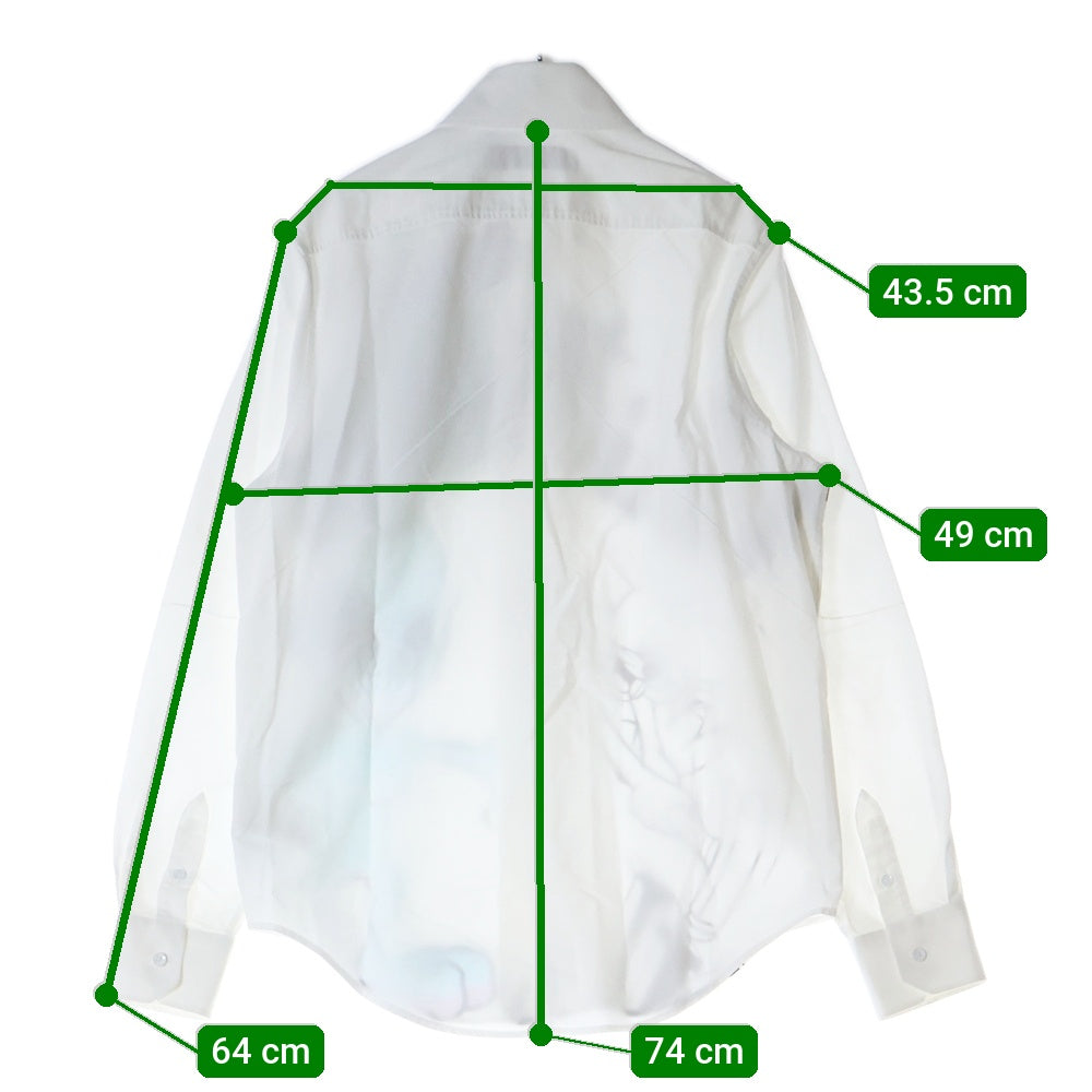 LOUIS VUITTON(ルイヴィトン) 22AW カートゥーンエイリアングラフィックプリント長袖シャツアンドタイ ホワイト RM222 H78 HNS99W