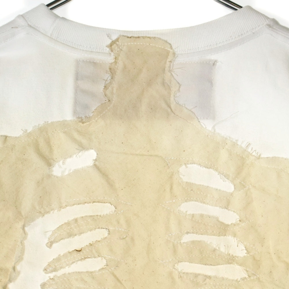 YUTAKA SOMEYA(ユタカソメヤ) BONE TEE ボーン 半袖Tシャツ カットソー ホワイト