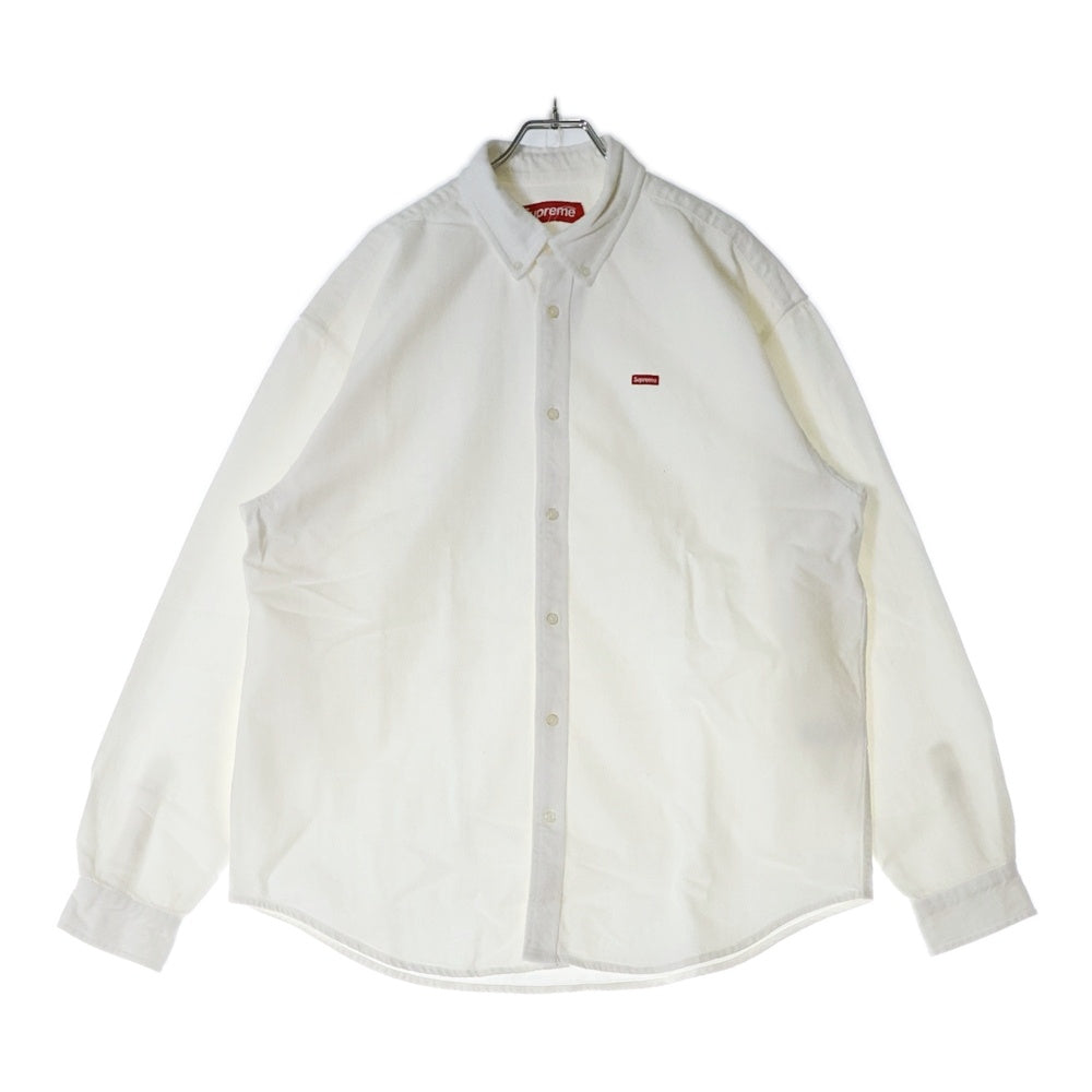 SUPREME(シュプリーム) 25SS Small Box Denim Shirt スモールボックスロゴ 長袖デニムシャツ ホワイト