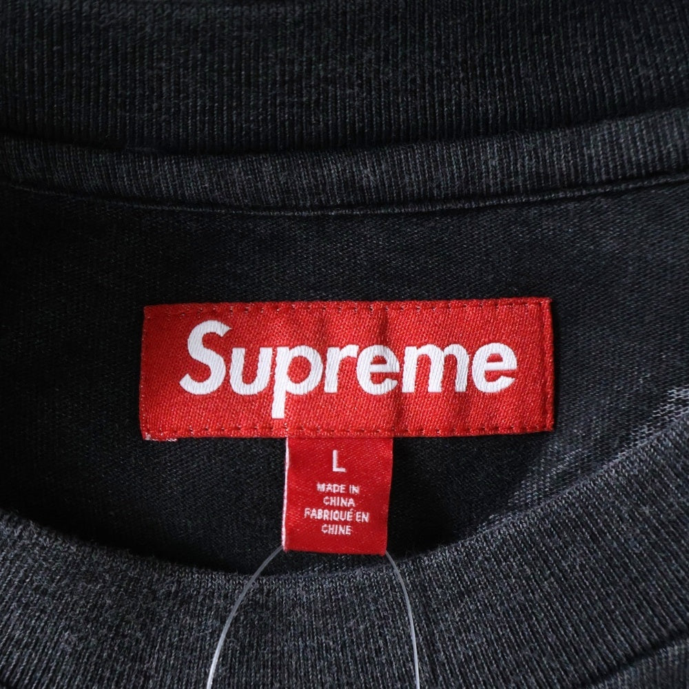 SUPREME(シュプリーム) 24AW Discharge S/S Top ディスチャージ 半袖Tシャツ ブラック