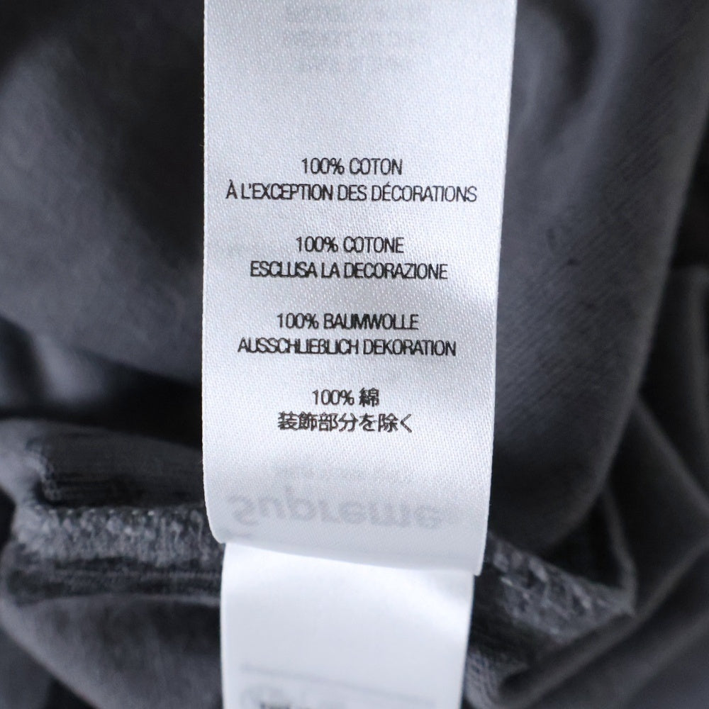 SUPREME(シュプリーム) 24AW Discharge S/S Top ディスチャージ 半袖Tシャツ ブラック