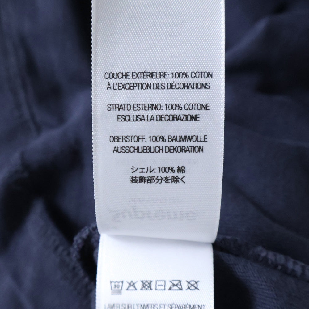 SUPREME(シュプリーム) 25SS Flocked Washed S/S Top フロック ウォッシュド加工 半袖Tシャツ ネイビー