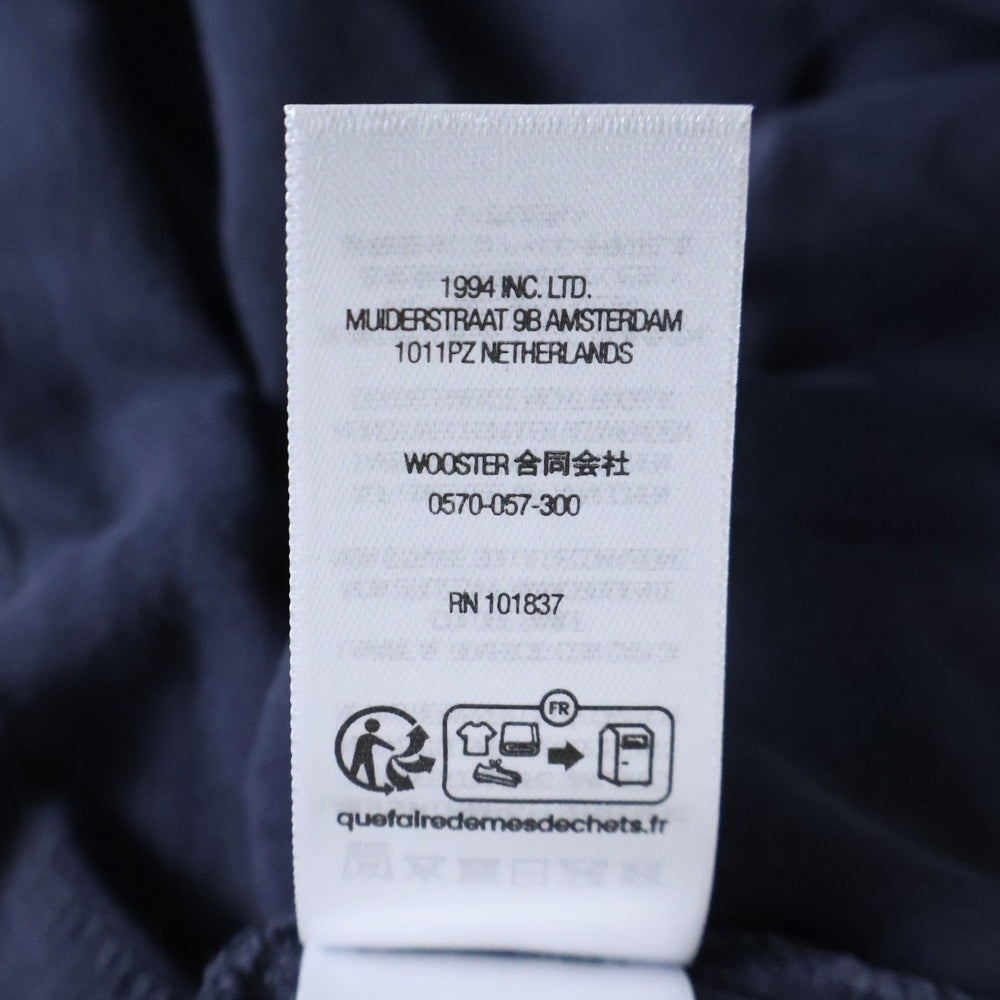 SUPREME(シュプリーム) 25SS Flocked Washed S/S Top フロック ウォッシュド加工 半袖Tシャツ ネイビー